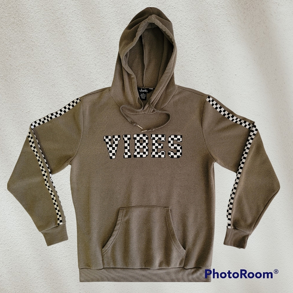 Justify Olive Green Vibes Women's Hoodie